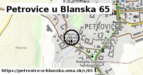 Petrovice u Blanska <span class="supisne">65</span>