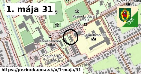 1. mája 31, Pezinok