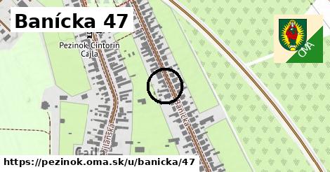 Banícka 47, Pezinok