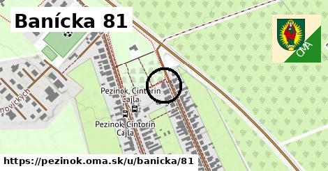 Banícka 81, Pezinok