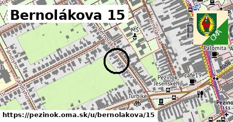 Bernolákova 15, Pezinok