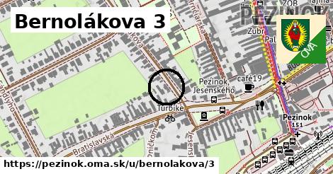 Bernolákova 3, Pezinok