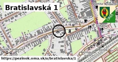 Bratislavská 1, Pezinok