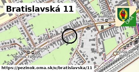 Bratislavská 11, Pezinok