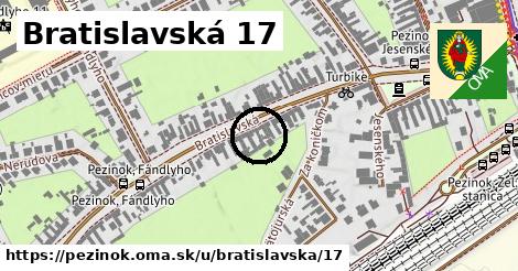 Bratislavská 17, Pezinok