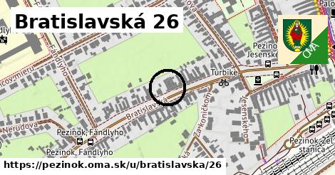 Bratislavská 26, Pezinok