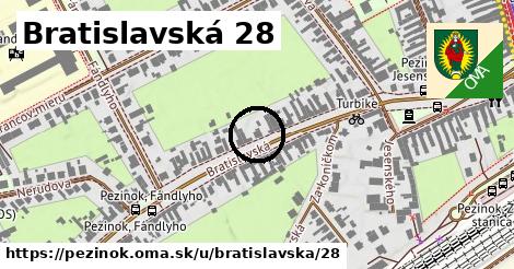 Bratislavská 28, Pezinok