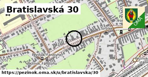 Bratislavská 30, Pezinok