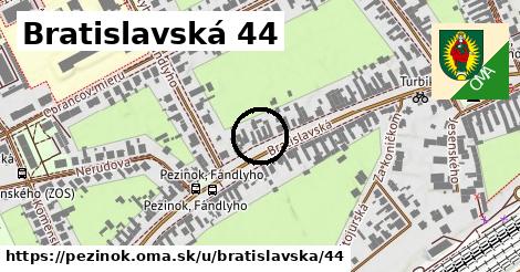 Bratislavská 44, Pezinok