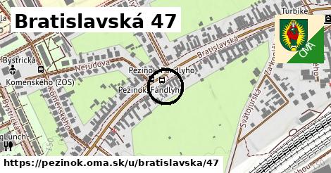 Bratislavská 47, Pezinok