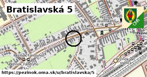 Bratislavská 5, Pezinok