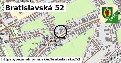 Bratislavská 52, Pezinok