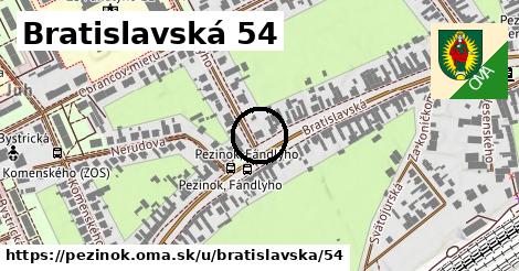 Bratislavská 54, Pezinok