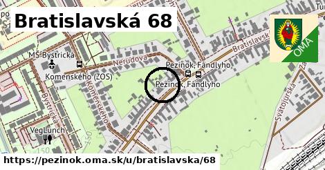 Bratislavská 68, Pezinok