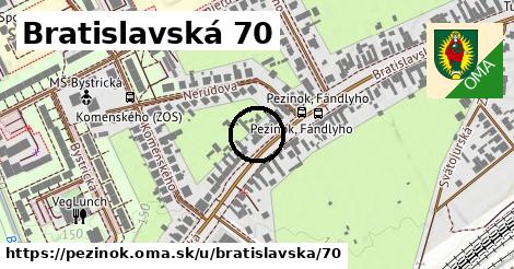 Bratislavská 70, Pezinok