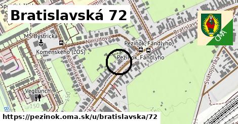 Bratislavská 72, Pezinok