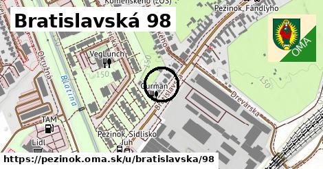 Bratislavská 98, Pezinok