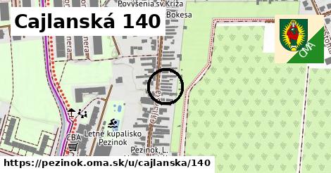 Cajlanská 140, Pezinok