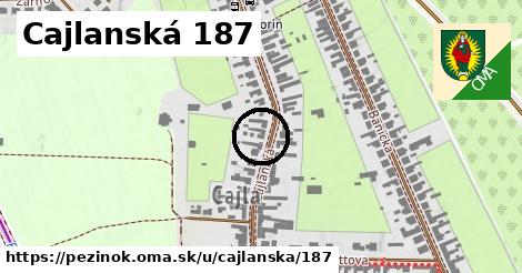 Cajlanská 187, Pezinok