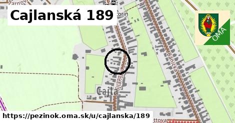 Cajlanská 189, Pezinok