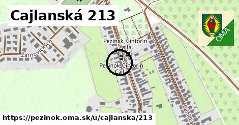 Cajlanská 213, Pezinok