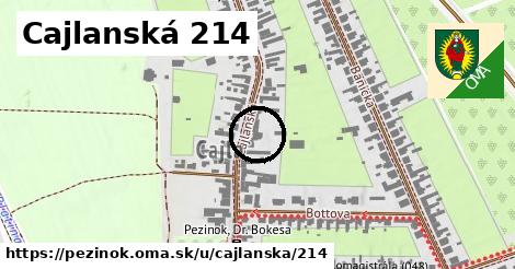 Cajlanská 214, Pezinok