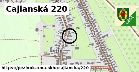 Cajlanská 220, Pezinok