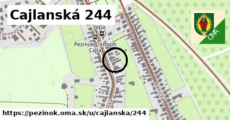 Cajlanská 244, Pezinok