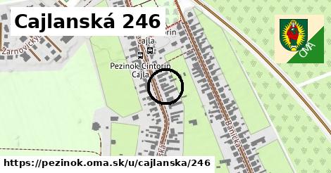 Cajlanská 246, Pezinok