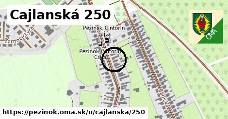 Cajlanská 250, Pezinok