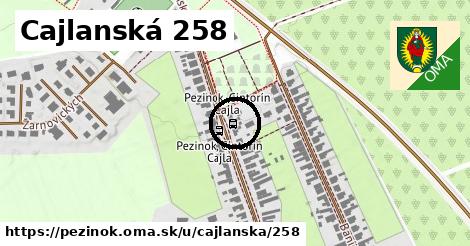 Cajlanská 258, Pezinok