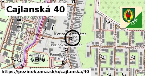 Cajlanská 40, Pezinok