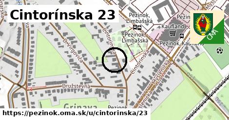 Cintorínska 23, Pezinok