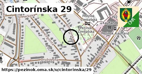 Cintorínska 29, Pezinok