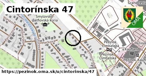 Cintorínska 47, Pezinok