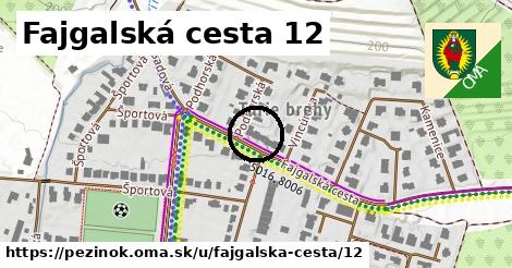 Fajgalská cesta 12, Pezinok