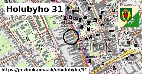 Holubyho 31, Pezinok