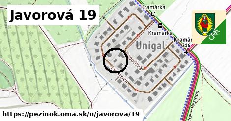 Javorová 19, Pezinok