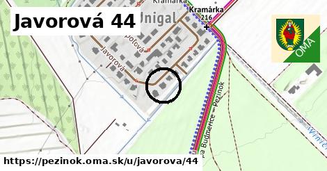 Javorová 44, Pezinok