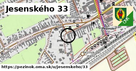 Jesenského 33, Pezinok