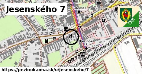 Jesenského 7, Pezinok