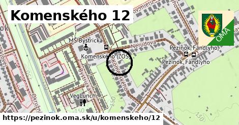 Komenského 12, Pezinok