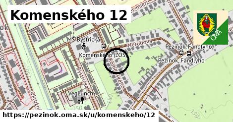 Komenského 12, Pezinok