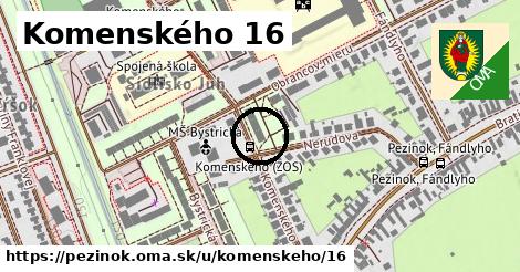 Komenského 16, Pezinok