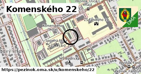 Komenského 22, Pezinok