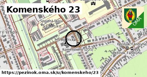 Komenského 23, Pezinok