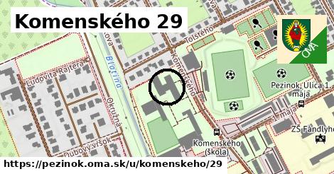 Komenského 29, Pezinok