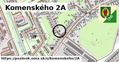 Komenského 2A, Pezinok