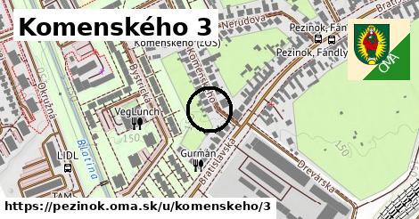 Komenského 3, Pezinok