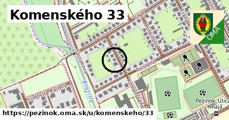 Komenského 33, Pezinok